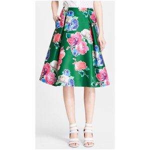 Kate Spade 'Lorella' Floral Print Midi Skirt